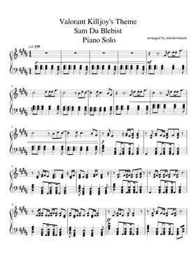 Pearl - Casa de Vidro Theme Valorant (MIDI & Sheet Music) 
