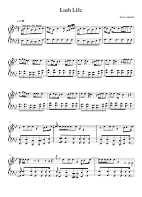 Free Zara Larsson sheet music | Download PDF or print on Musescore.com