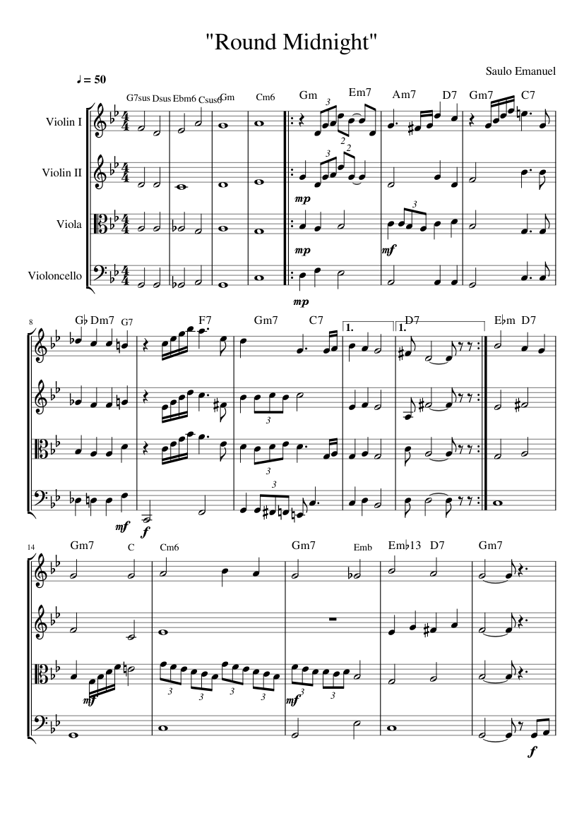 Round Midnight Quarteto