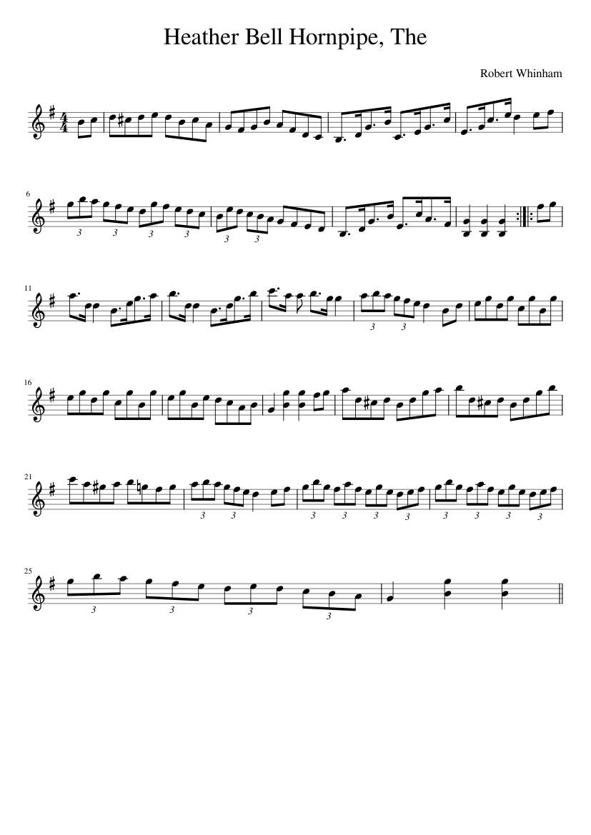 The Heather Bell Hornpipe