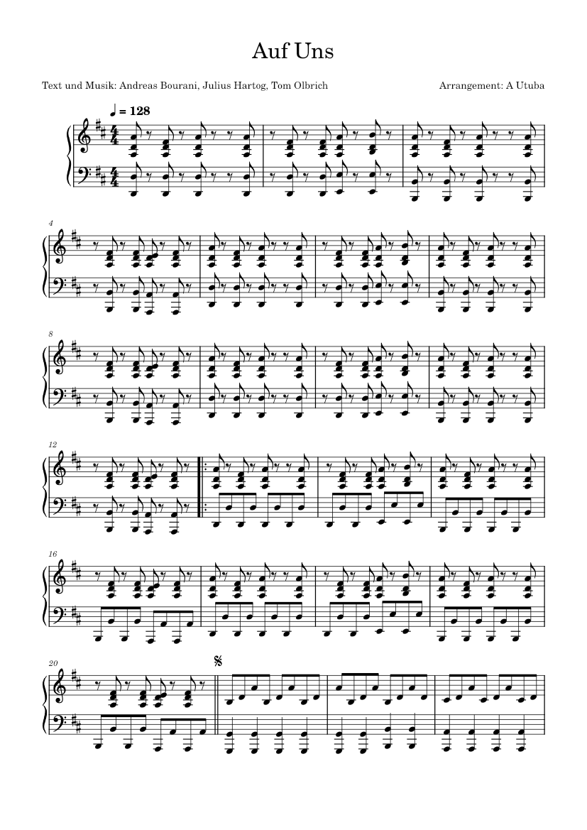 Auf Uns Andreas Bourani Sheet Music For Piano Solo MuseScore auf-uns-andreas-bourani-sheet-music-for-piano-solo-musescore