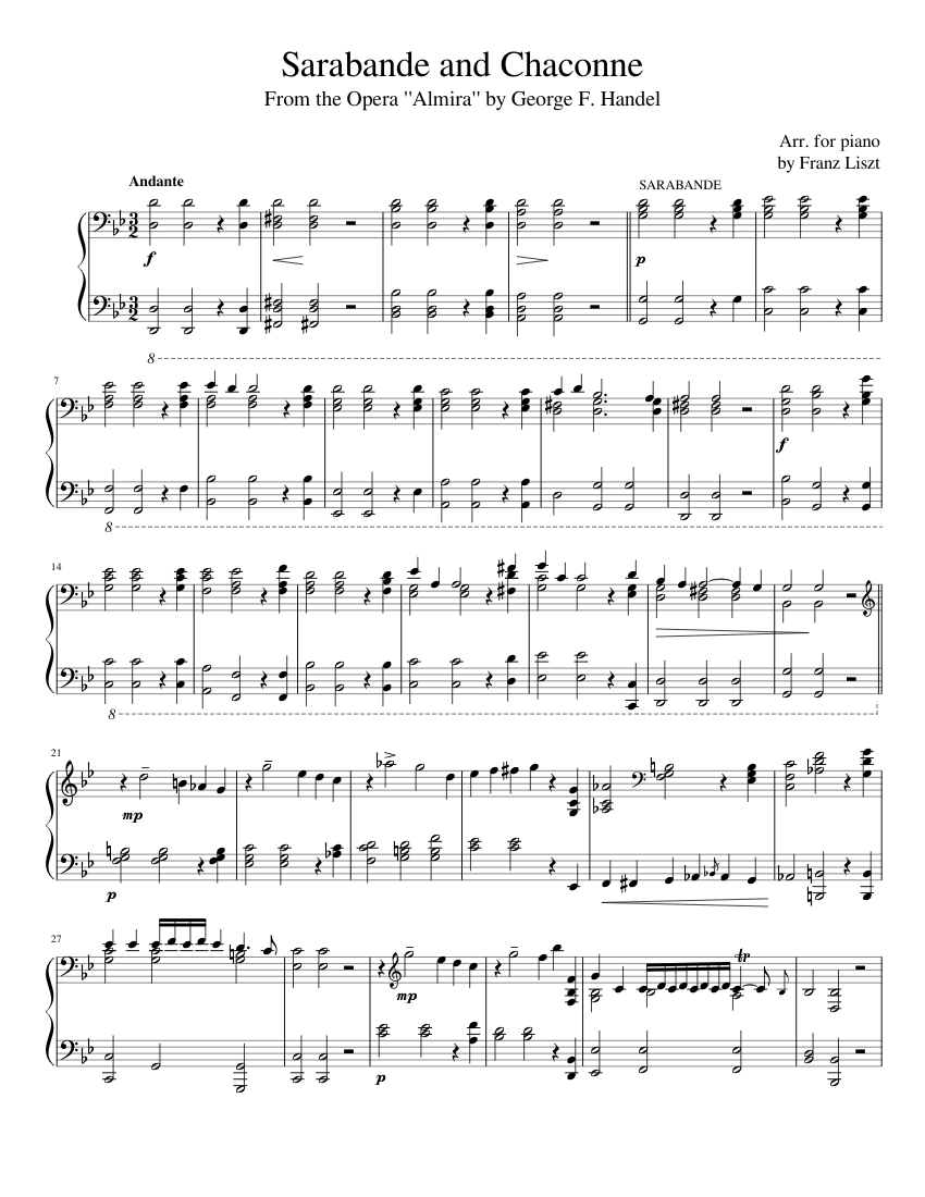 Sarabande and Variations