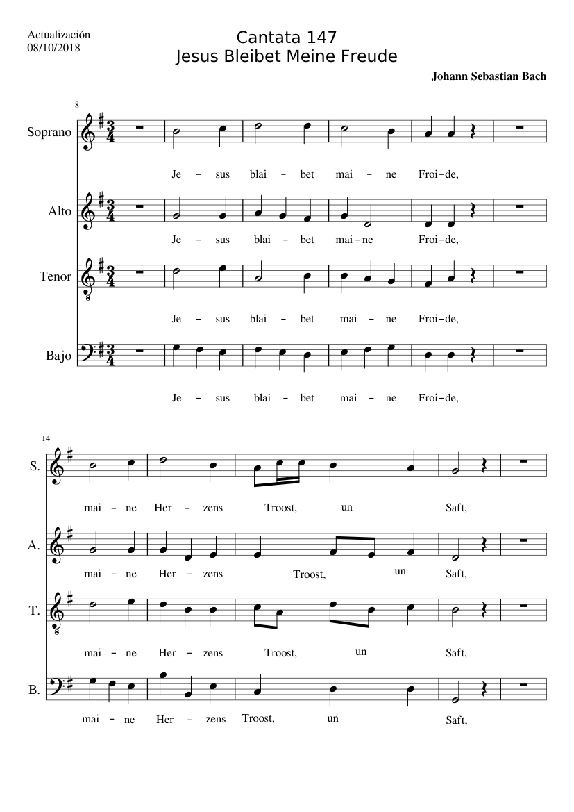 Herz und Mund und Tat und Leben BWV 147