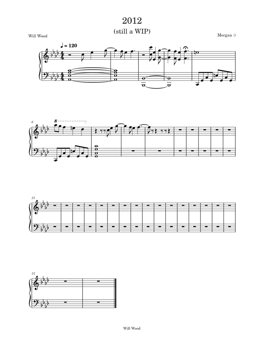 2012 Will Wood And The Tapeworms 2012 Sheet Music For Piano Solo 2012-will-wood-and-the-tapeworms-2012-sheet-music-for-piano-solo