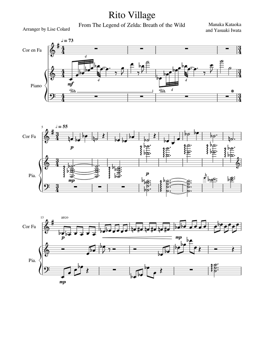 Rito Village The Legend of Zelda Breath of the Wild Duet French