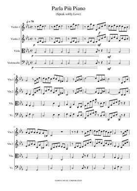 Free Parla Piu Piano by Nino Rota sheet music | Download PDF or print on  Musescore.com