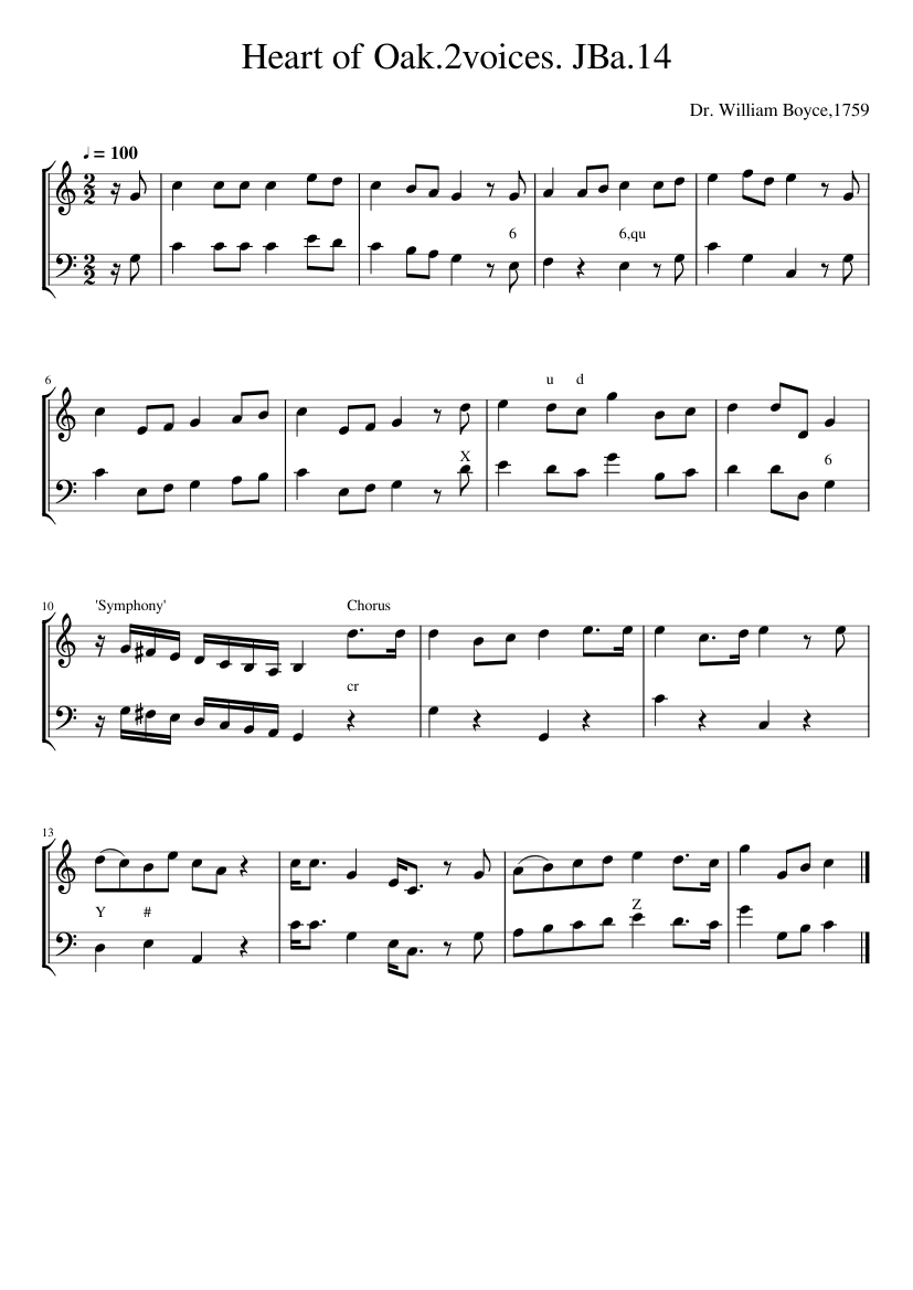 Heart of Oak.2voices. JBa.14