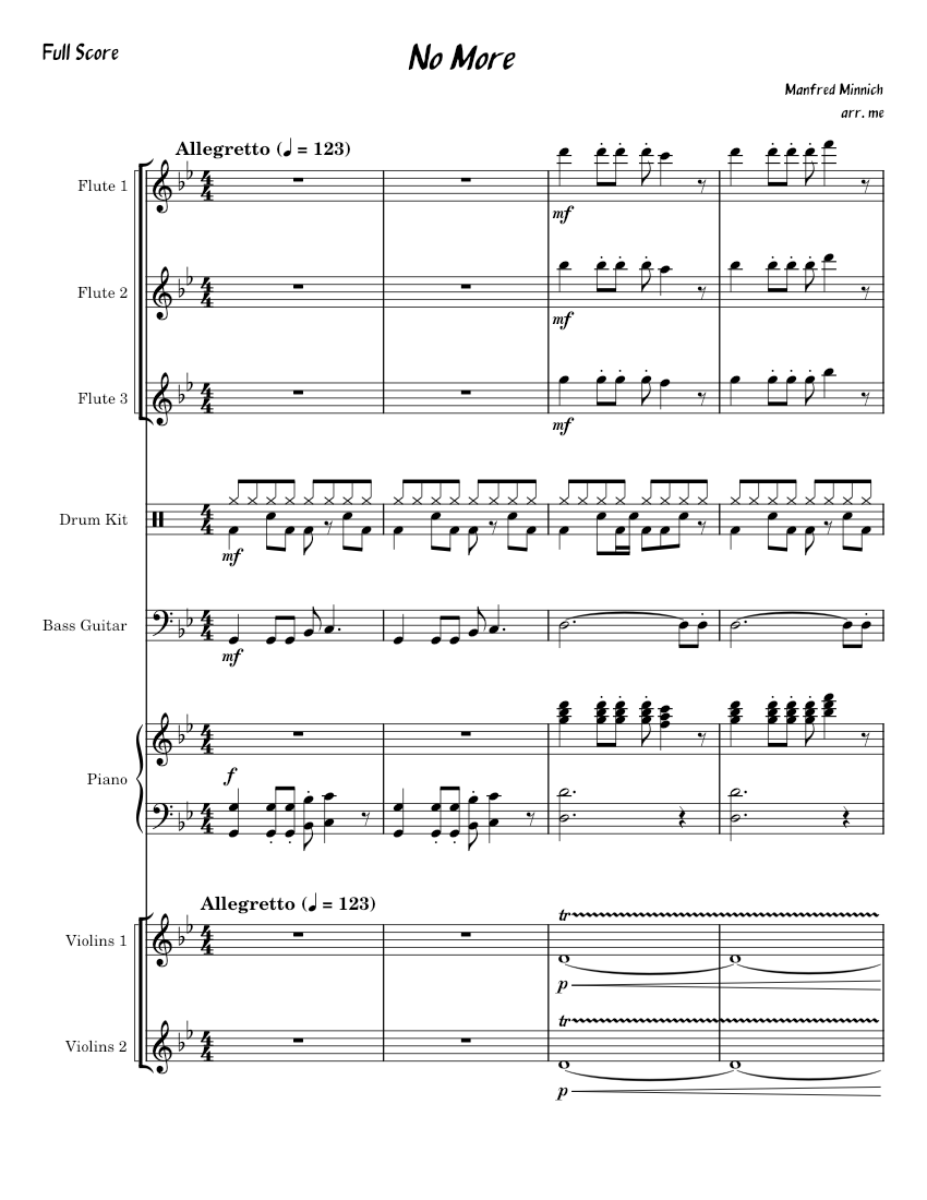 No More Roblox Copyright Replacement Song Manfred Minnich Sheet Score 0 @0