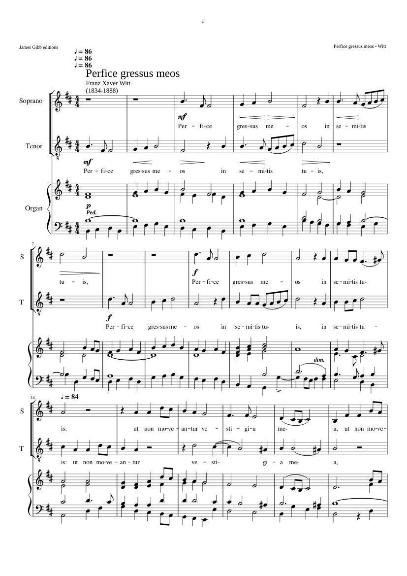 Perfice gressus meos