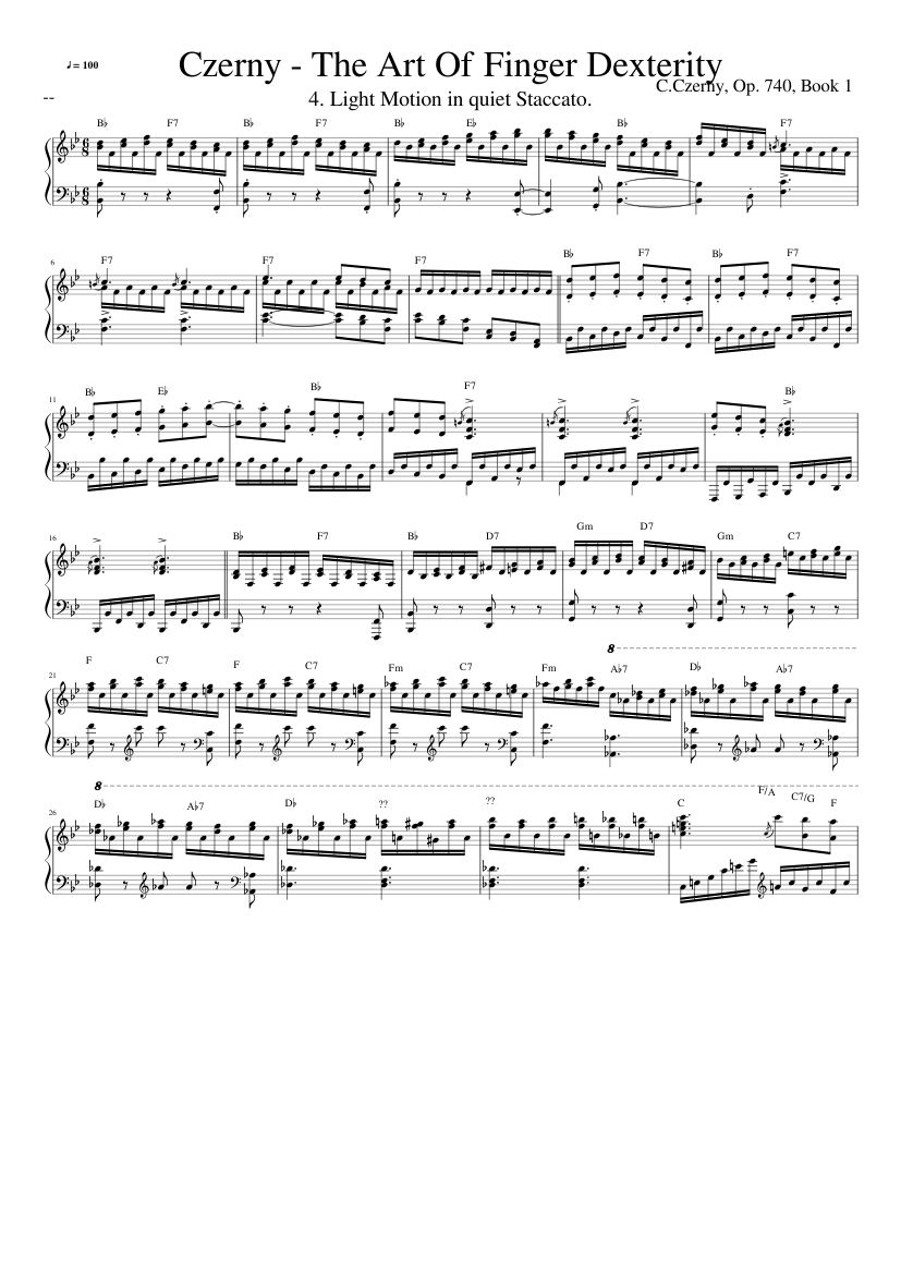 The Art of Finger Dexterity Op.740