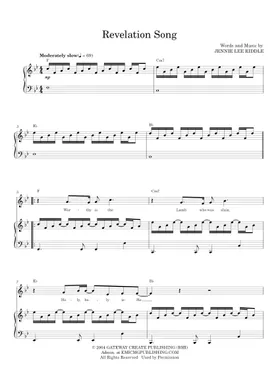 Revelation song - Jennie Lee Riddle Sheet music for Bassoon (Solo)