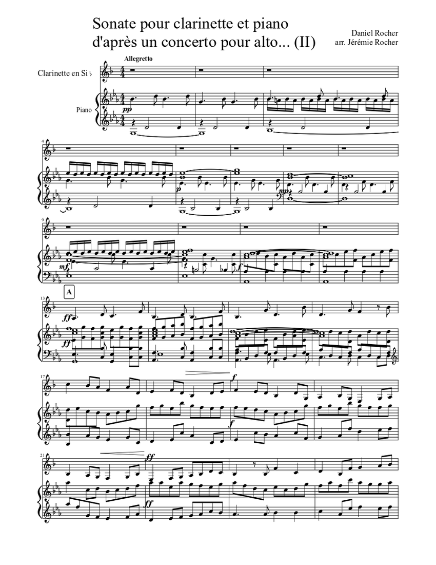 Sonate pour et piano d'après un concerto pour alto... (II