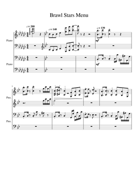 Supercell Sheet Music Free Download In Pdf Or Midi On Musescore Com - brawl stars losing theme f horn