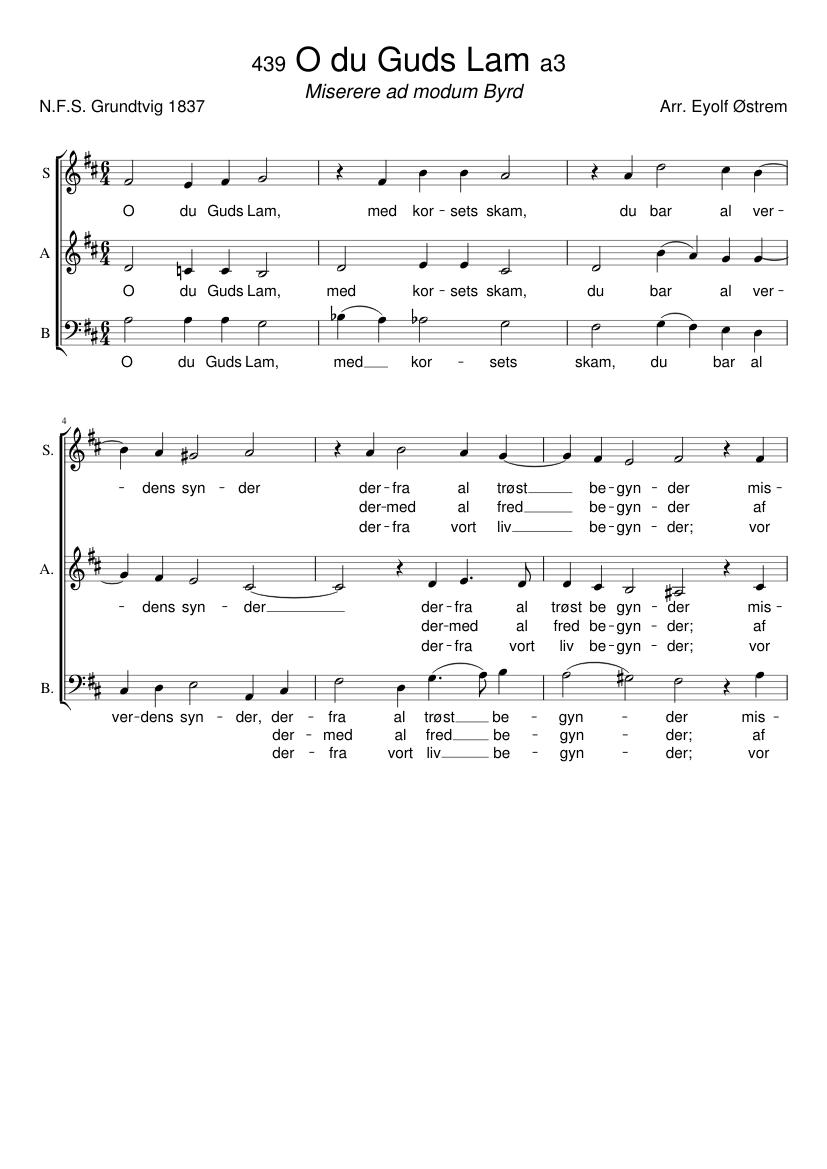 O du Guds Lam - Eyolf Østrem