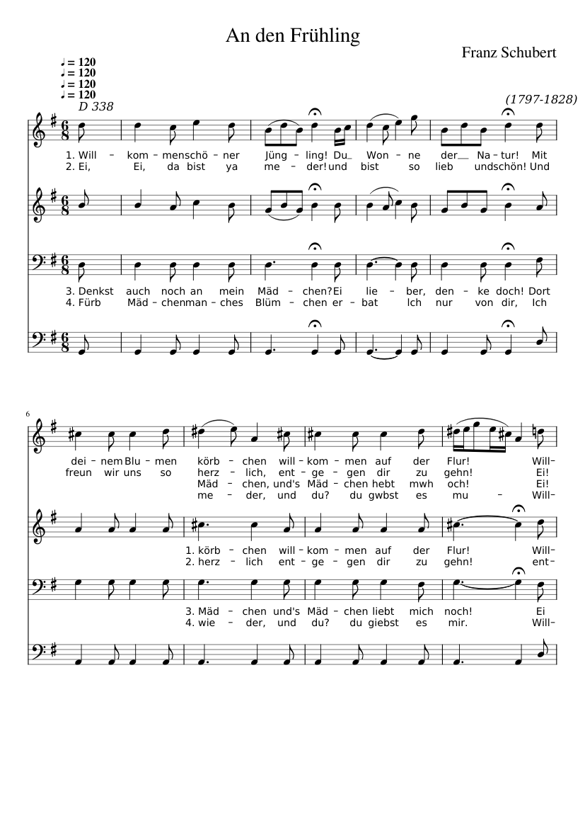 An der Frühling D338