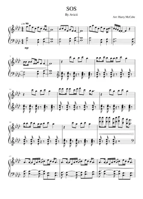Free Sos by Avicii sheet music | Download PDF or print on Musescore.com