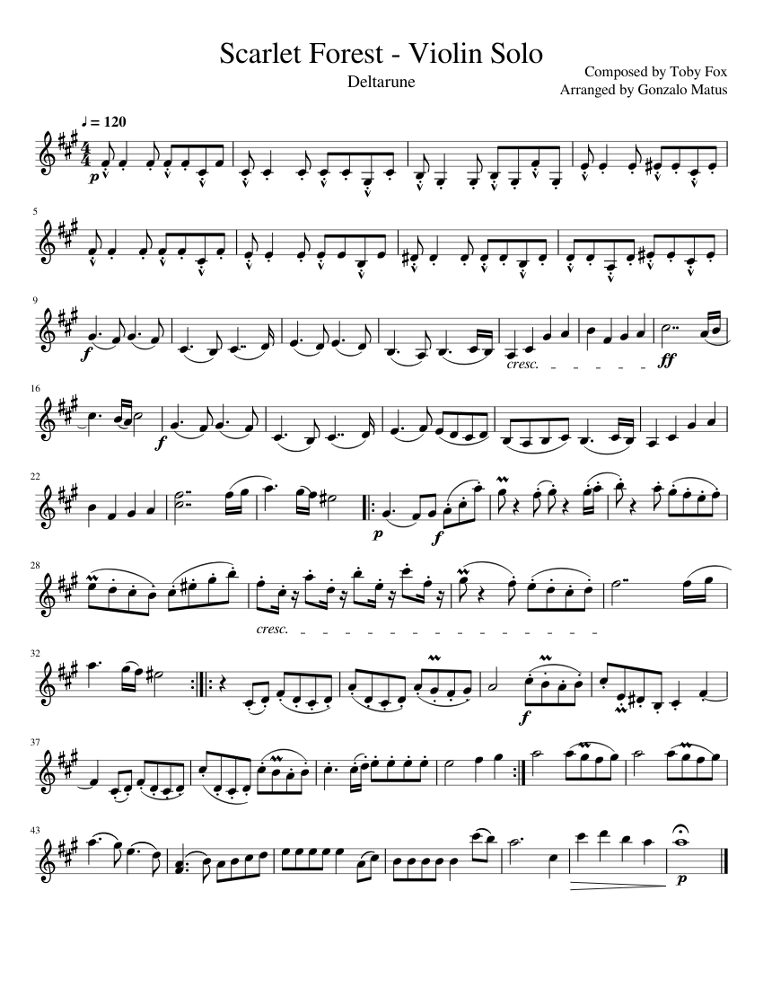 Scarlet Forest (Deltarune)