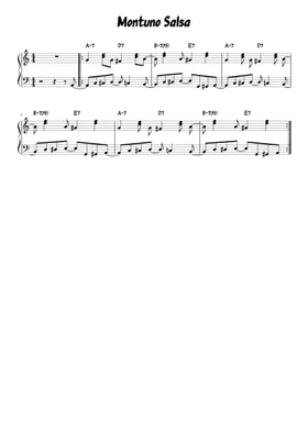 Free Montuno Federicophilo by Teo Vincent IV sheet music | Download PDF or  print on Musescore.com