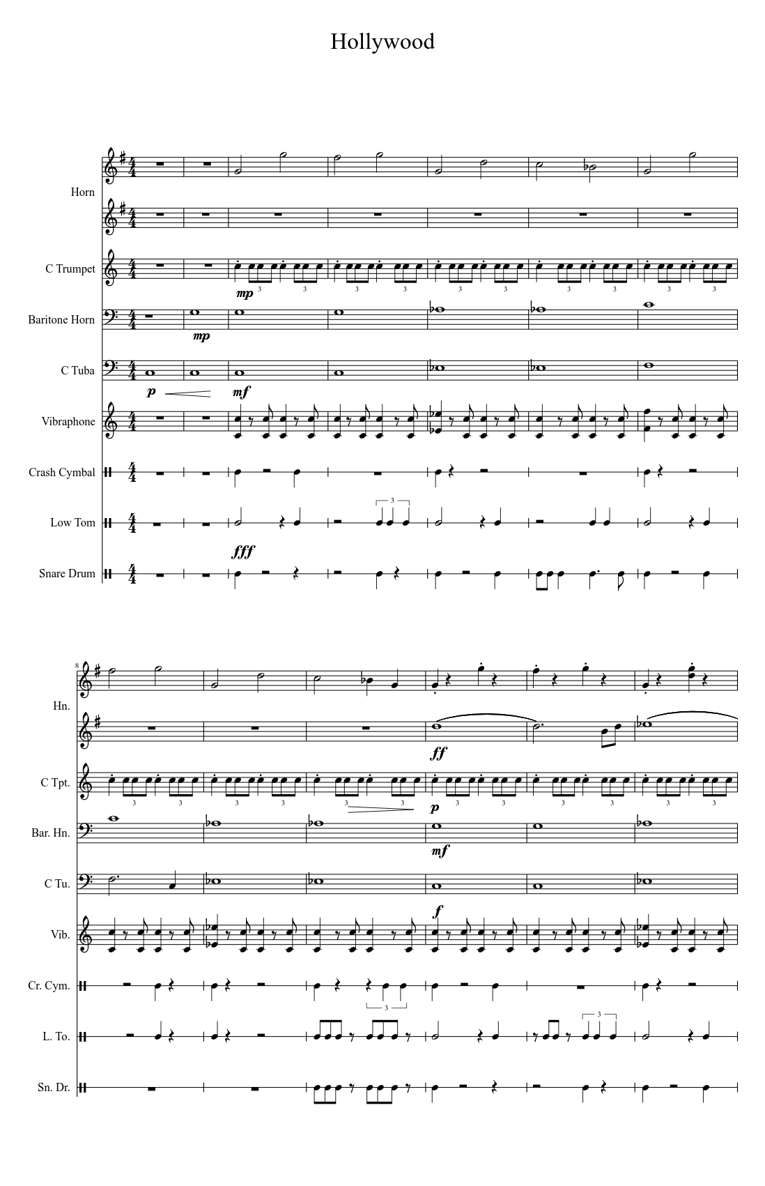 Man Of Steel Incomplete Theme Sheet Music For Tuba Trumpet Brass Duet Musescore Com