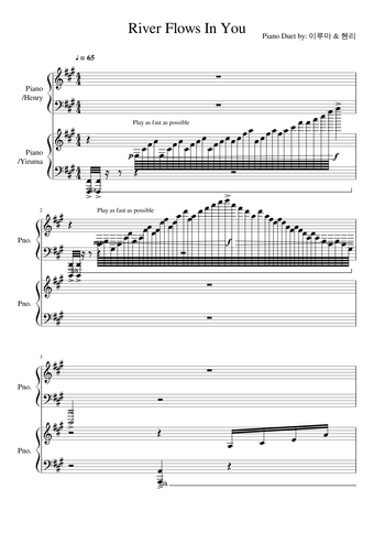 Yiruma Sheet Music Free Download In Pdf Or Midi On Musescore Com