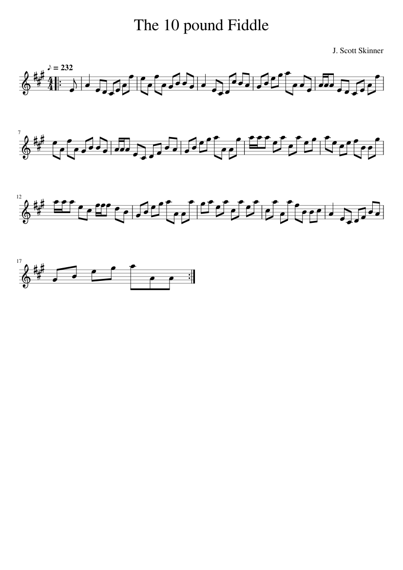 The 10 pound Fiddle