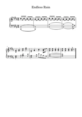 X Japan free sheet music | Download PDF or print on Musescore.com