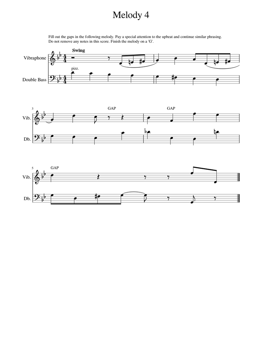 Oração (vocal) Sheet music for Piano, Contrabass, Vibraphone, Snare drum &  more instruments (Mixed Ensemble)