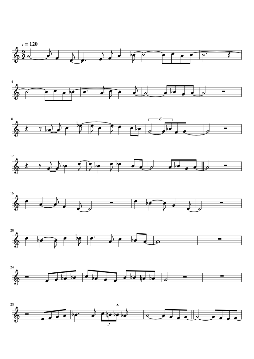 easy jazz trumpet solo transcriptions