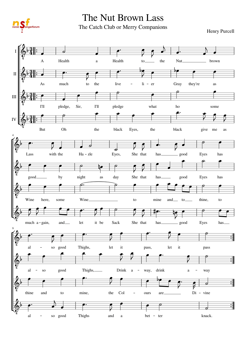 The Nut-Brown Lass