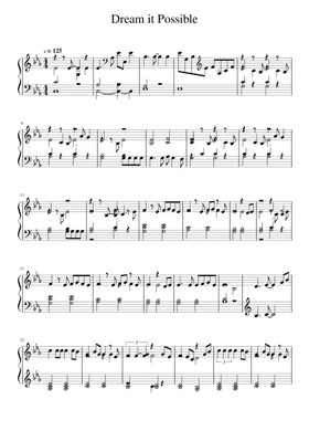 Free Dream It Possible by Jane Zhang sheet music | Download PDF or print on  Musescore.com