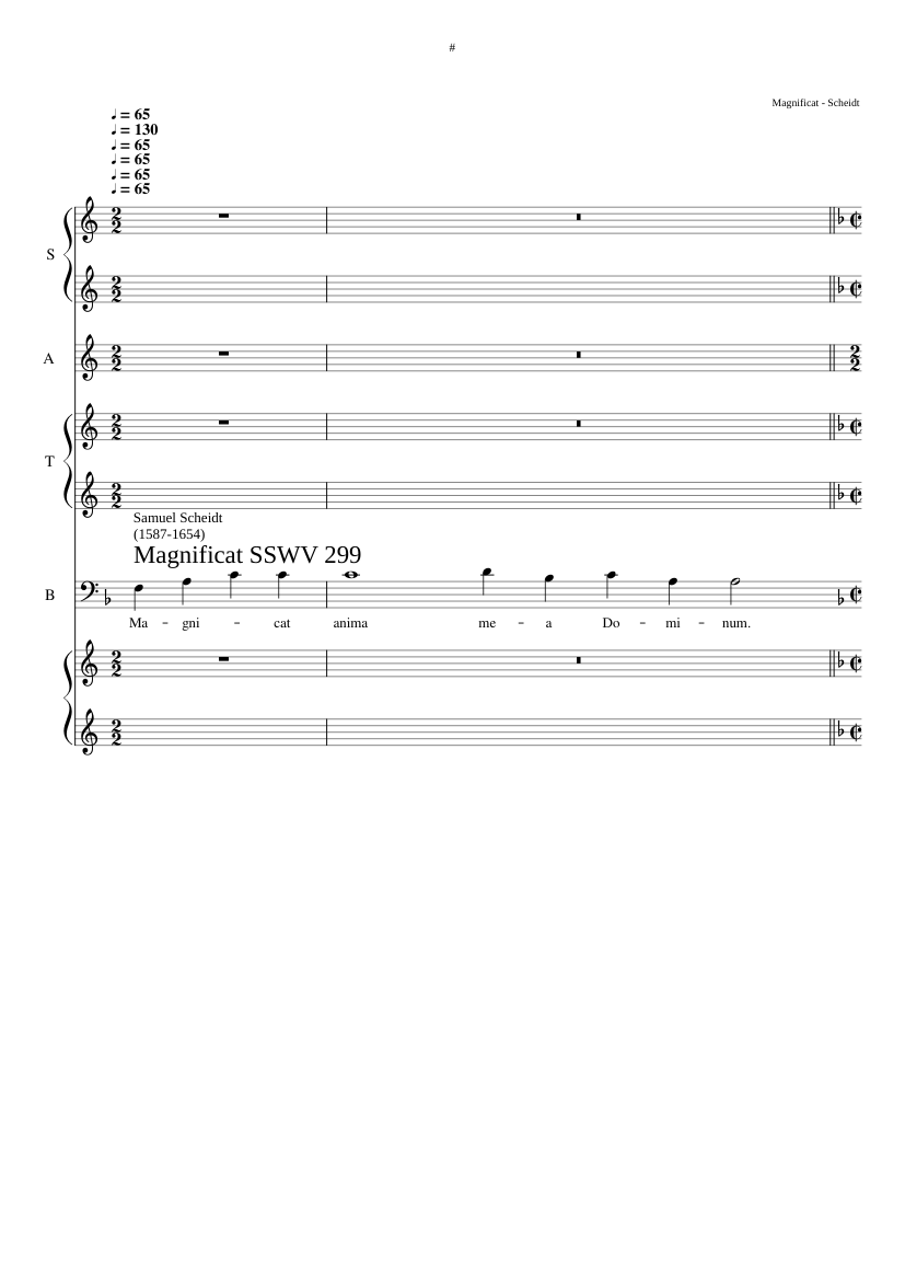 Magnificat SSWV 299
