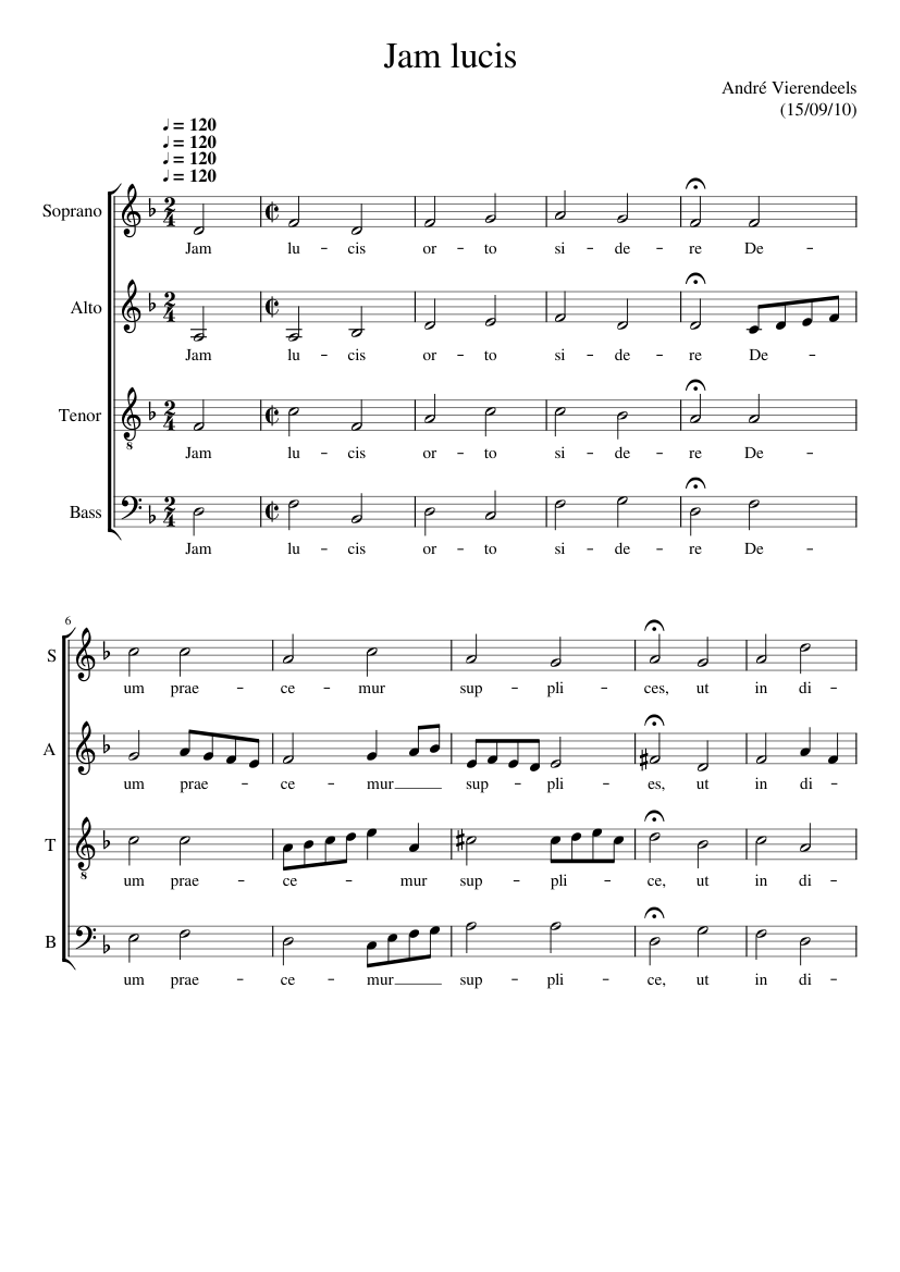 Jam lucis orto sidere I