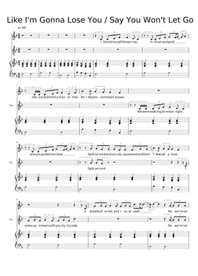 Free like i'm gonna lose you by Meghan Trainor sheet music | Download PDF  or print on Musescore.com