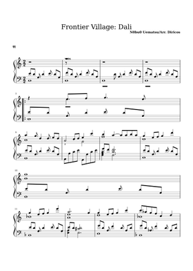Final Fantasy Ix Frontier Village Dali Sheet Music Free Download In Pdf Or Midi On Musescore Com