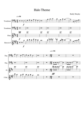 Free halo 2 theme by Misc Computer Games sheet music | Download PDF or  print on Musescore.com