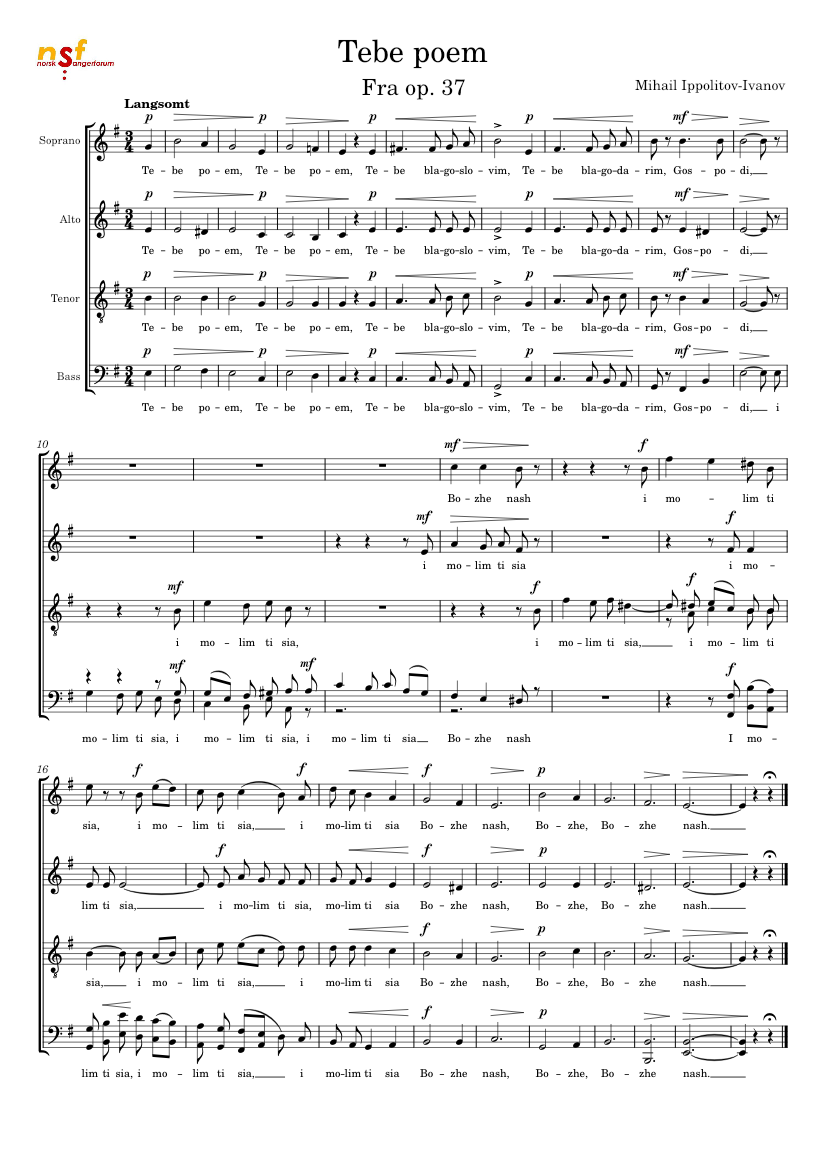 Liturgy of St. John Chrysostom Op.37