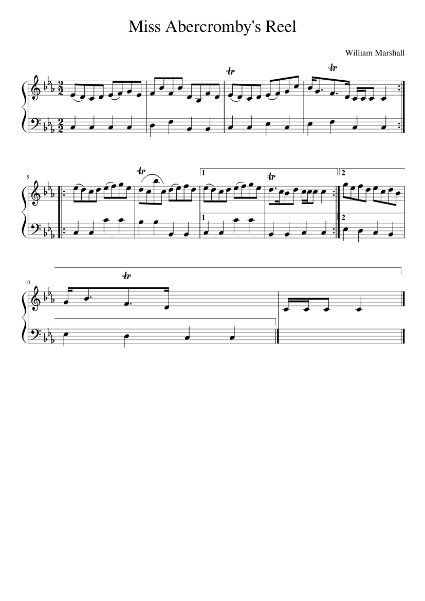 Miss Abercromby's Reel