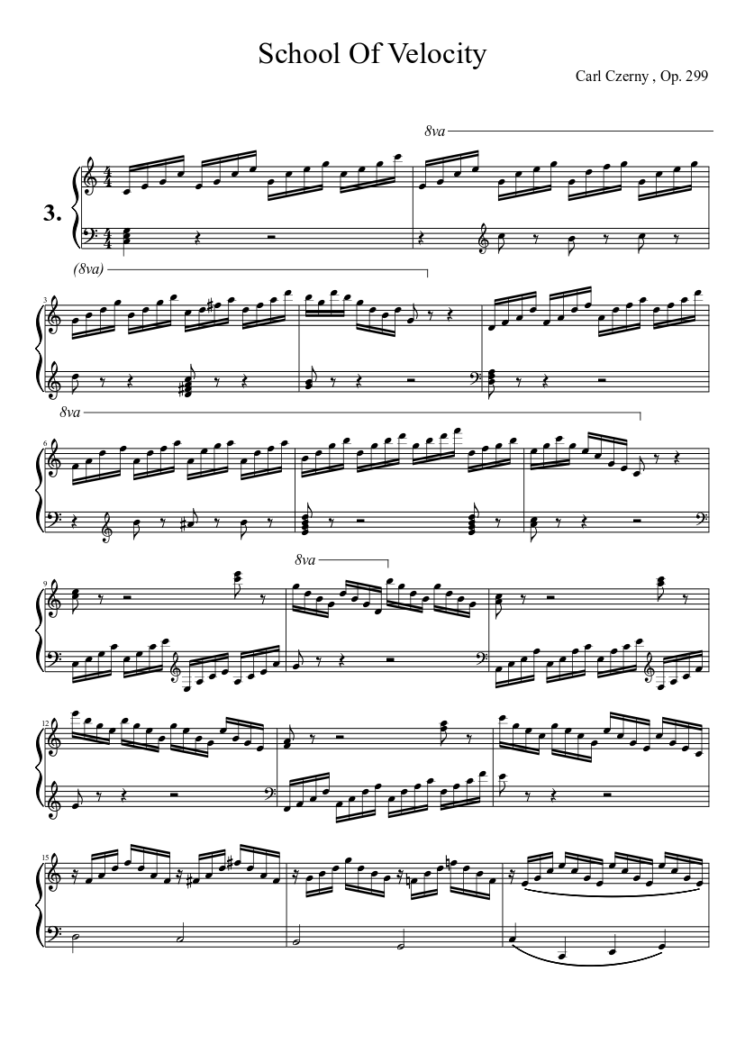 The School of Velocity Op.299