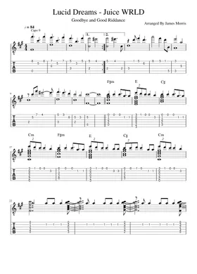 Free Lucid Dreams by Juice WRLD sheet music | Download PDF or print on  Musescore.com