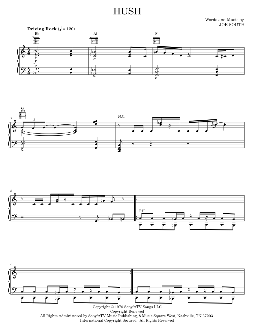 hush-sheet-music-for-piano-vocals-by-deep-purple-official-musescore