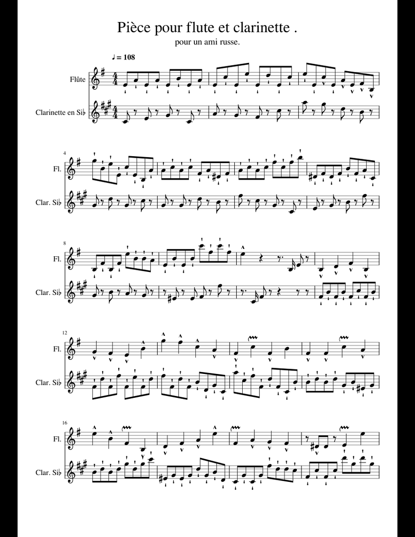 Lyre (Porte Partitions) Argentée Pour Clarinette