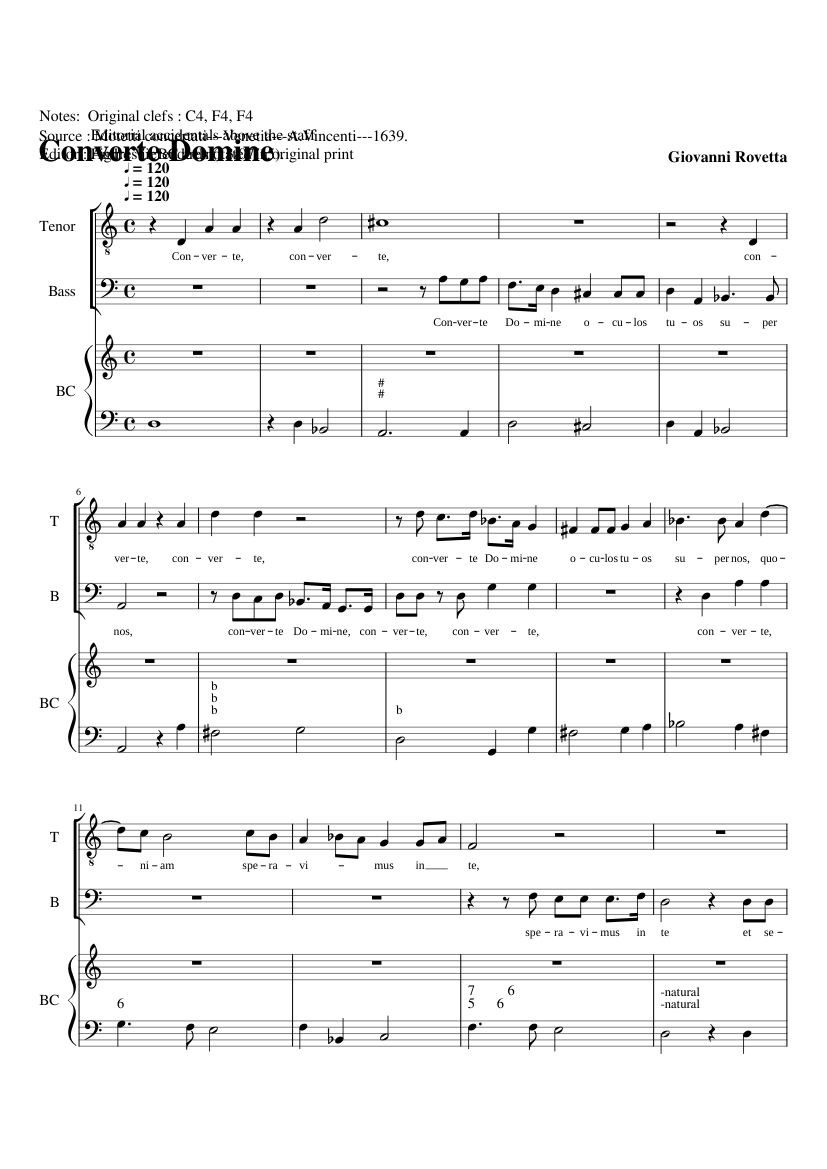 Converte Domine oculos tuos