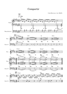 Free Carla Morrison sheet music | Download PDF or print on Musescore.com
