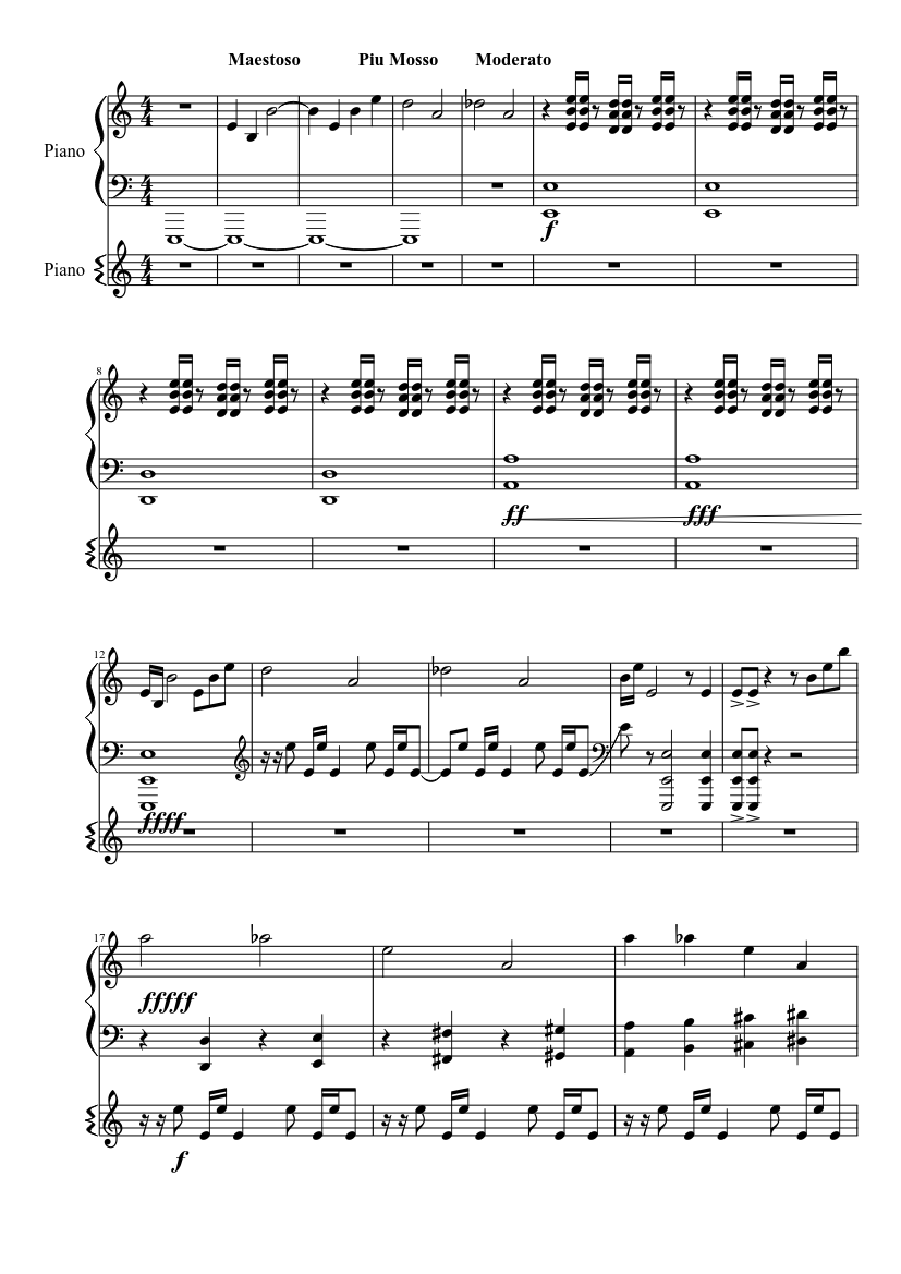The Amazing Spider Man 2 You Re That Spider Guy Sheet Music For Piano Piano Duo Musescore Com
