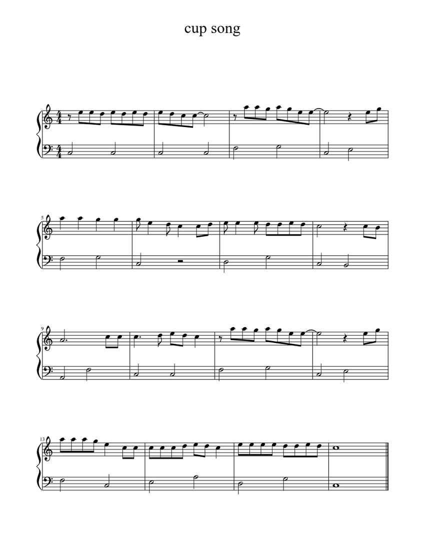 When I'm Gone Sheet music for Piano (Solo) | Musescore.com