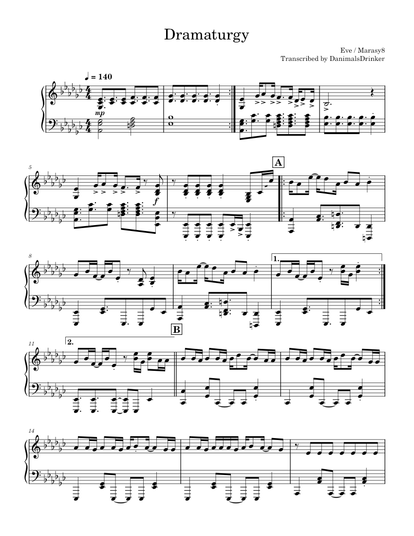 dramaturgy-eve-sheet-music-for-piano-solo
