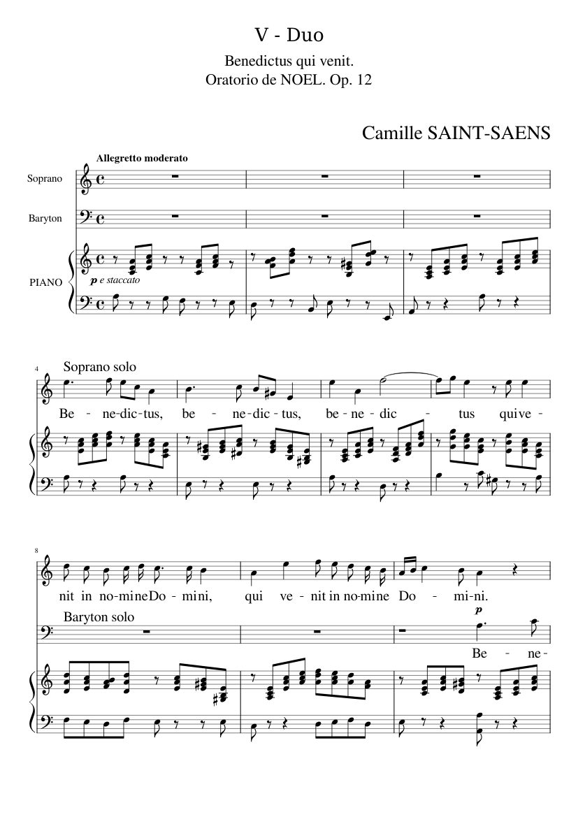 Oratorio de Noël Op.12