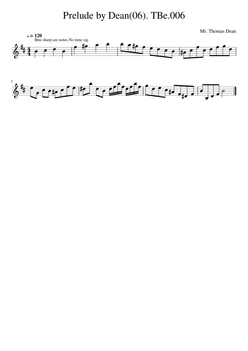 Prelude by Dean(06). TBe.006