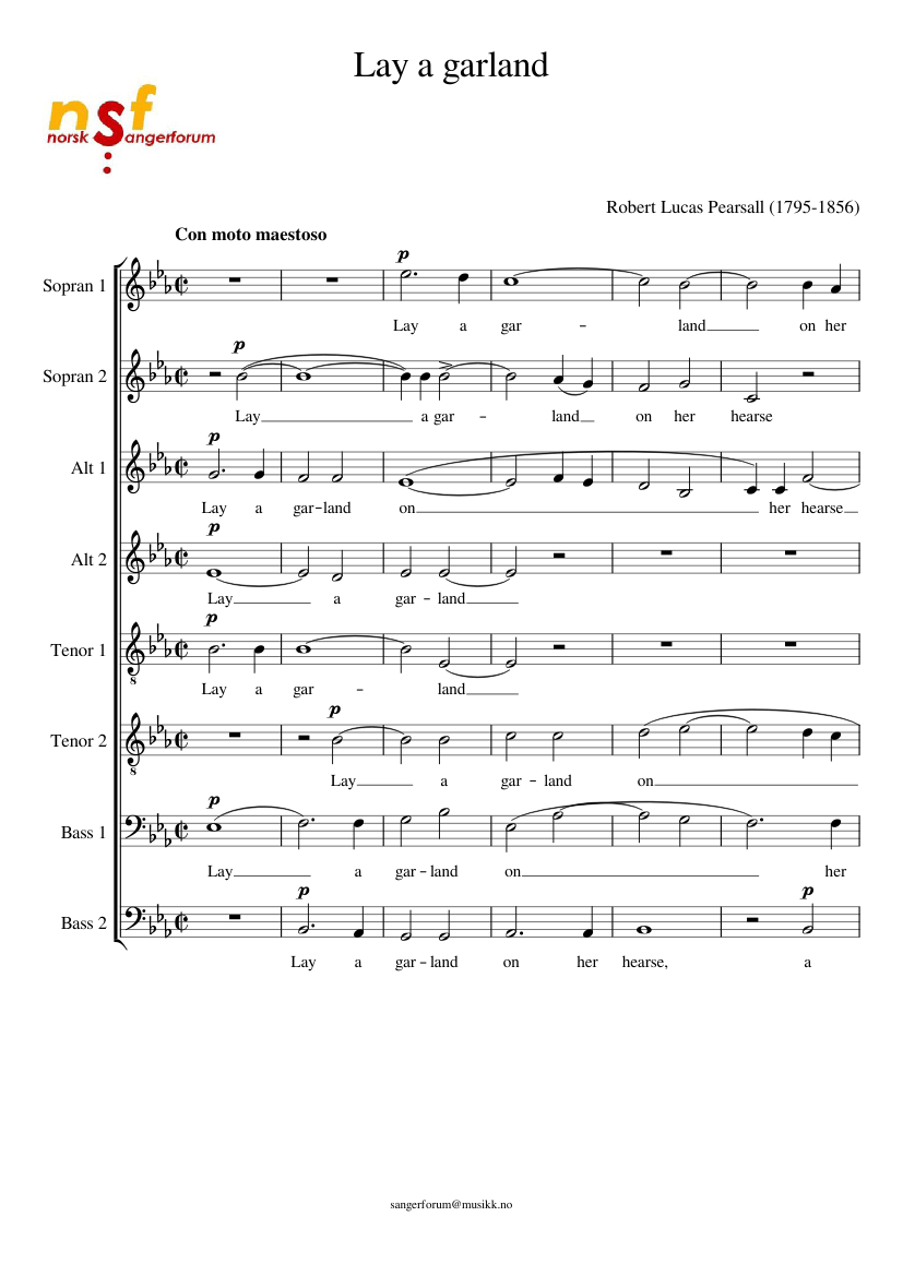 Lay a garland