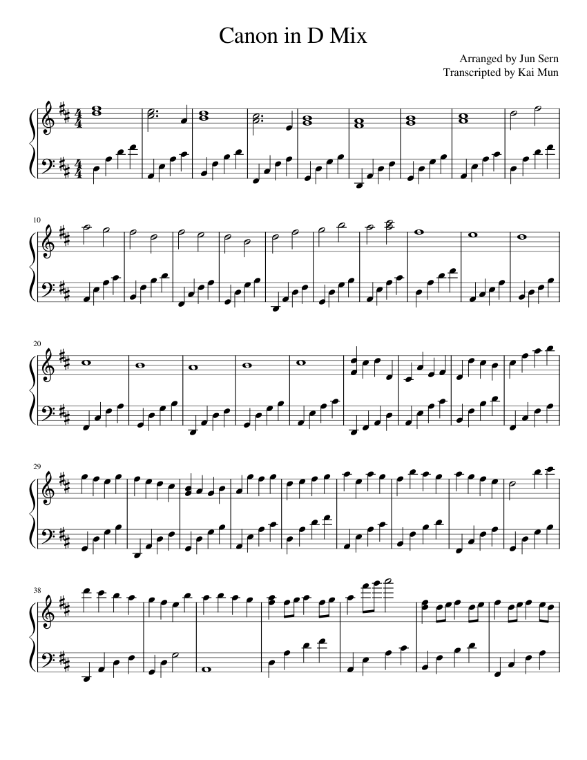 Canon in D Mix 2.0